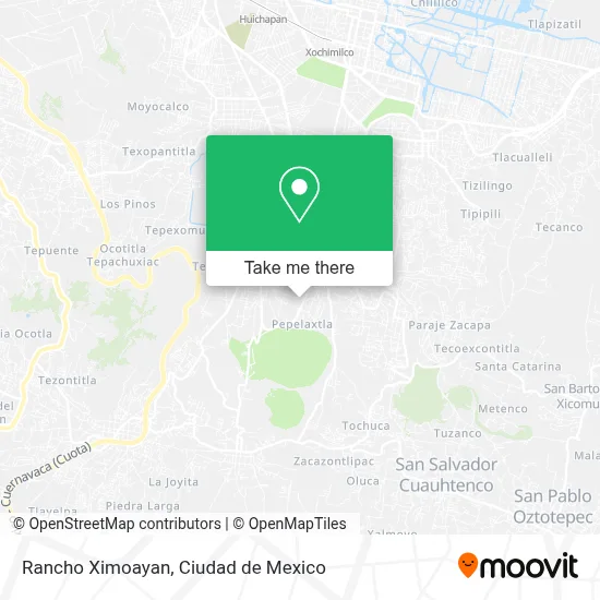 Rancho Ximoayan map