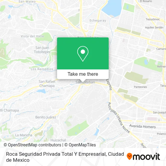 Roca Seguridad Privada Total Y Empresarial map