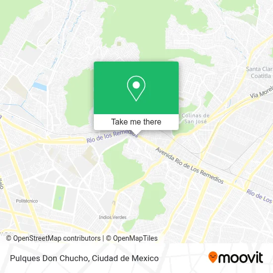Pulques Don Chucho map