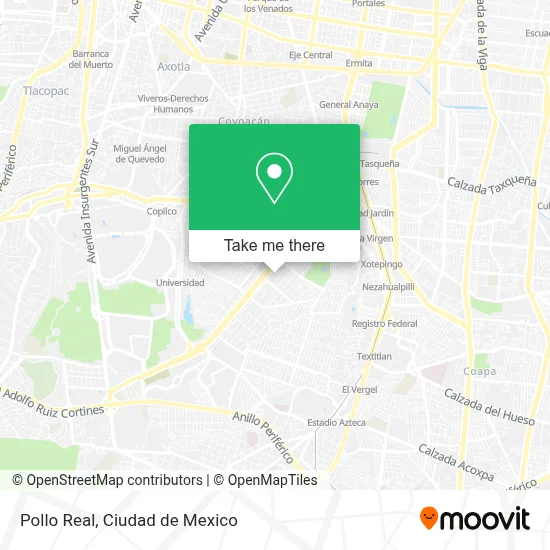 Pollo Real map