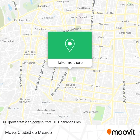 Move map