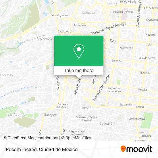 Recom Incaed map