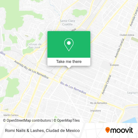 Romi Nails & Lashes map