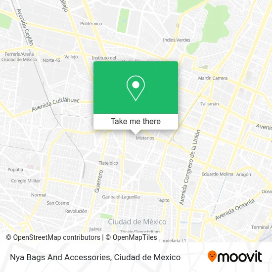 Nya Bags And Accessories map