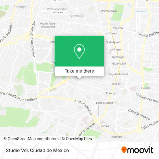 Studio Vel map