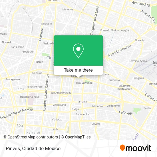 Pinwis map