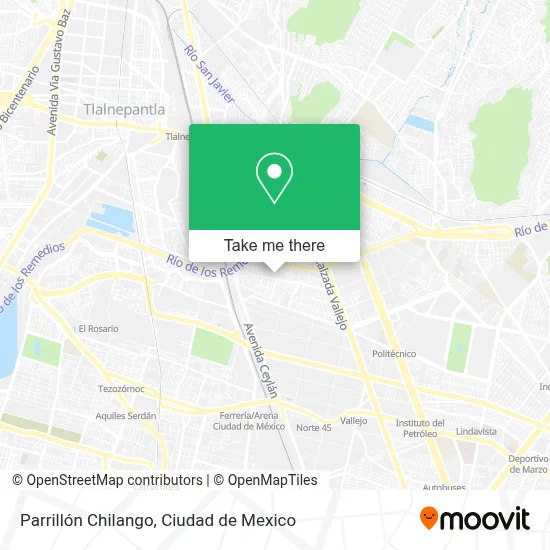 Parrillón Chilango map