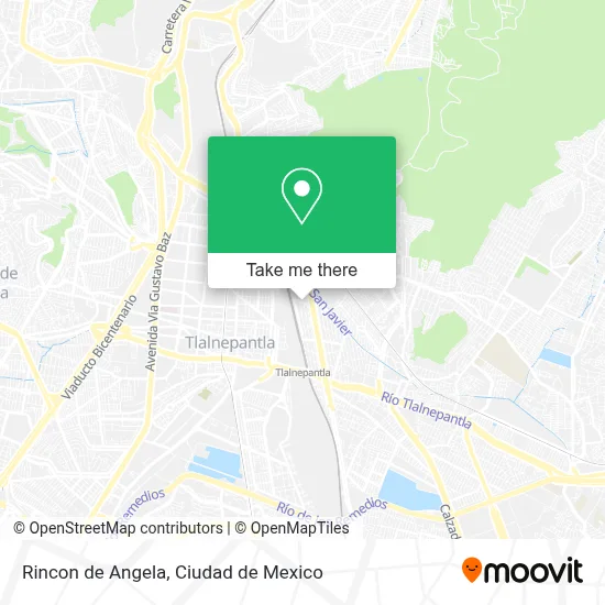 Rincon de Angela map