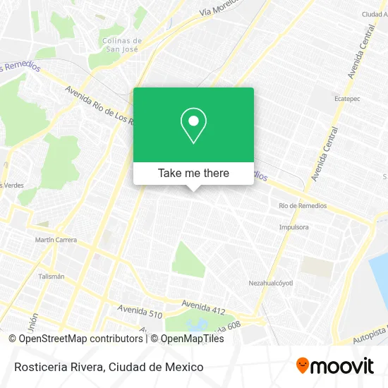Rosticeria Rivera map