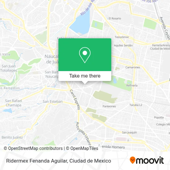 Ridermex Fenanda Aguilar map