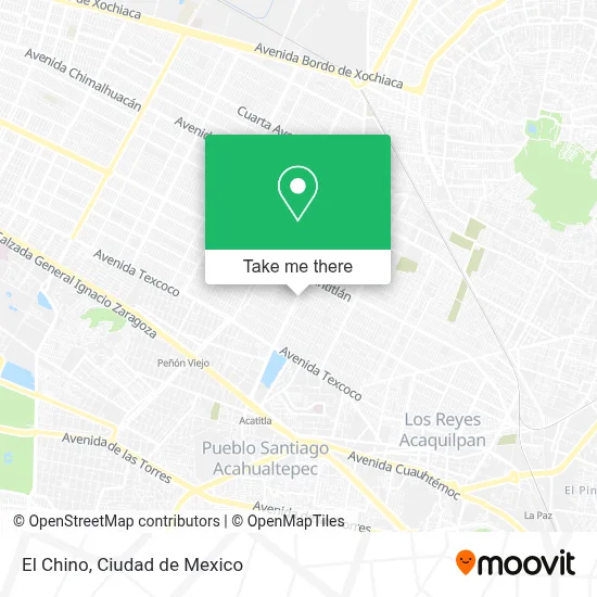 El Chino map