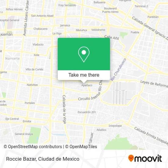 Roccie Bazar map