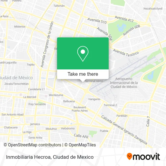 Inmobiliaria Hecroa map