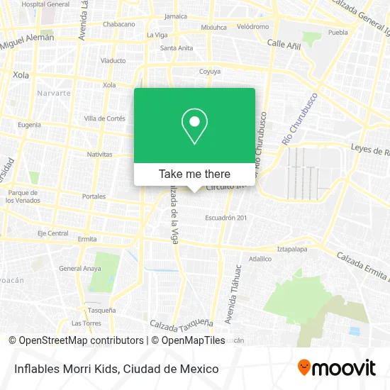 Inflables Morri Kids map