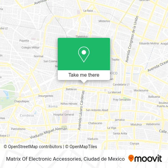 Matrix Of Electronic Accessories map