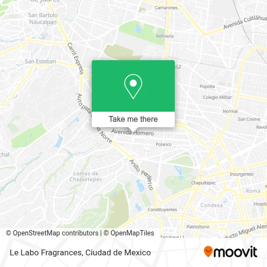 Le Labo Fragrances map
