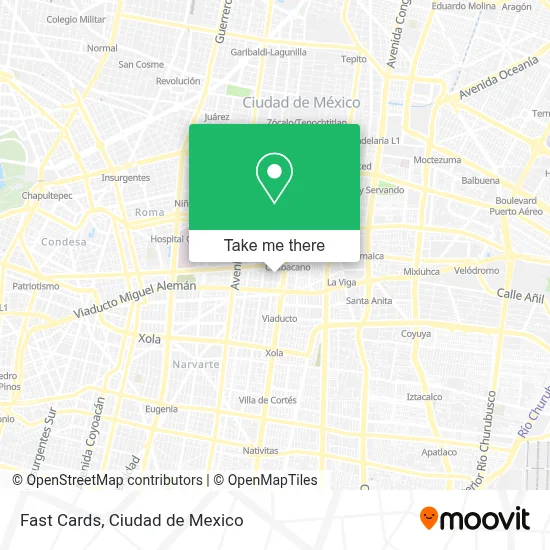 Fast Cards map