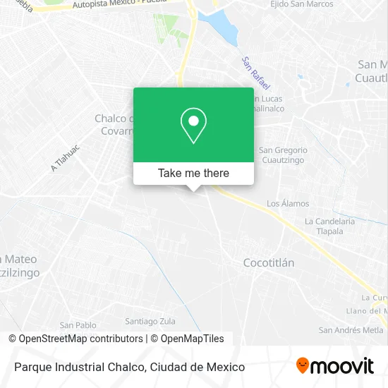 Parque Industrial Chalco map
