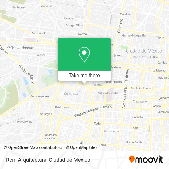 Rcm Arquitectura map