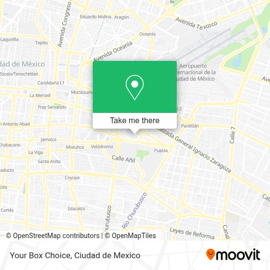 Your Box Choice map