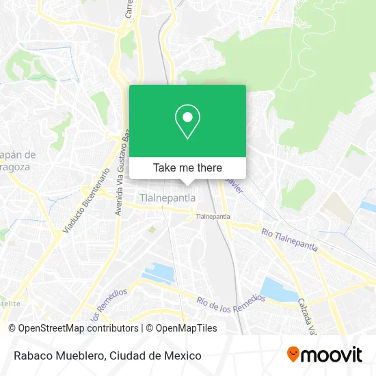 Rabaco Mueblero map