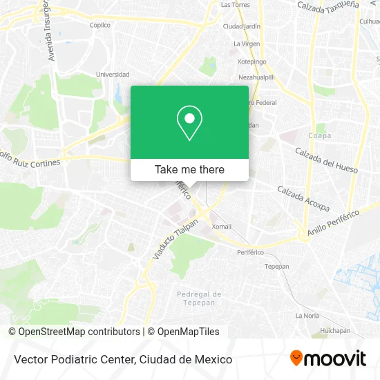 Vector Podiatric Center map