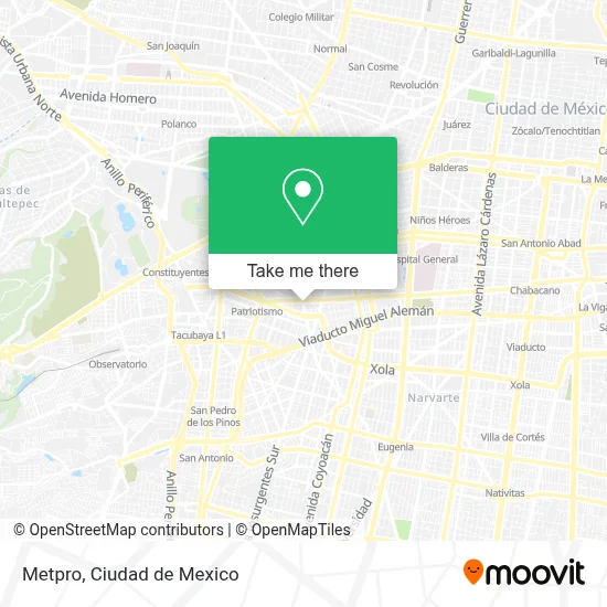 Metpro map