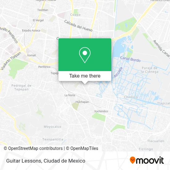 Guitar Lessons map