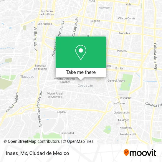 Inaes_Mx map