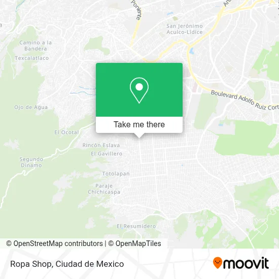 Ropa Shop map