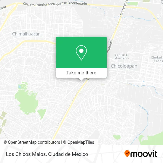 Los Chicos Malos map