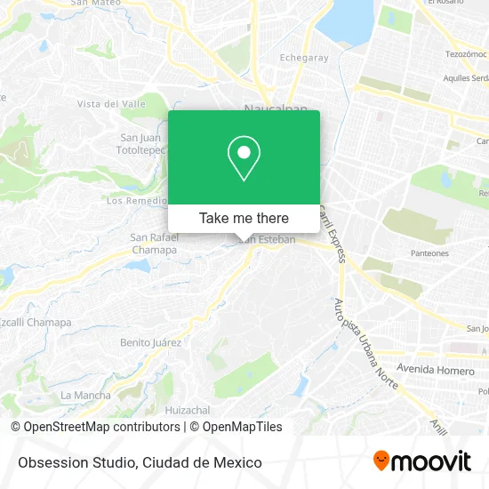 Obsession Studio map