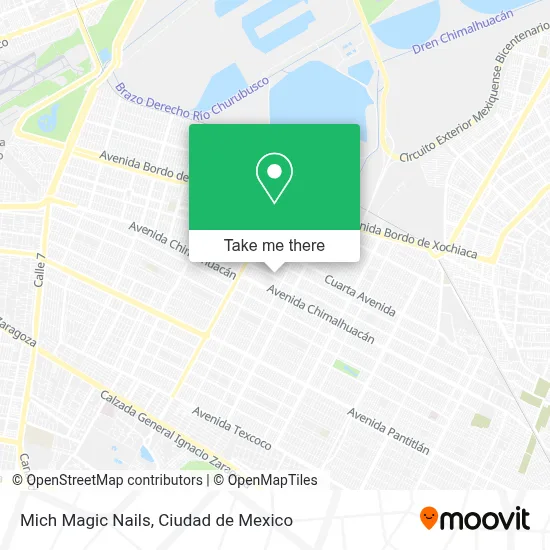 Mich Magic Nails map