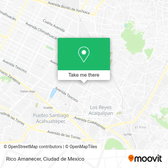 Rico Amanecer map