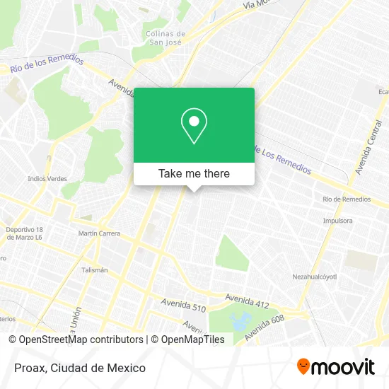 Proax map