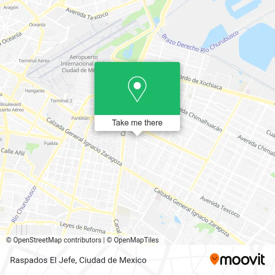 Raspados El Jefe map