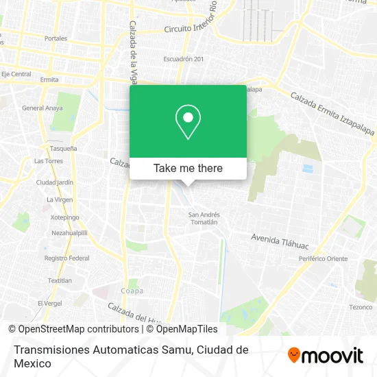 Transmisiones Automaticas Samu map
