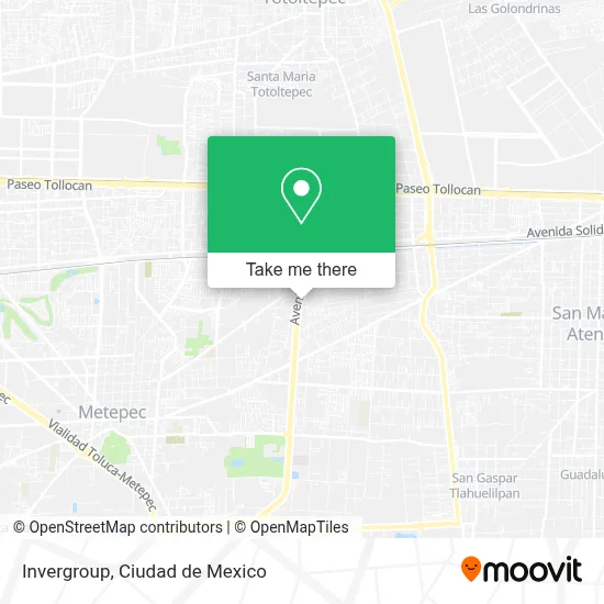 Invergroup map