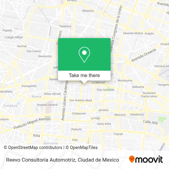 Reevo Consultoría Automotriz map