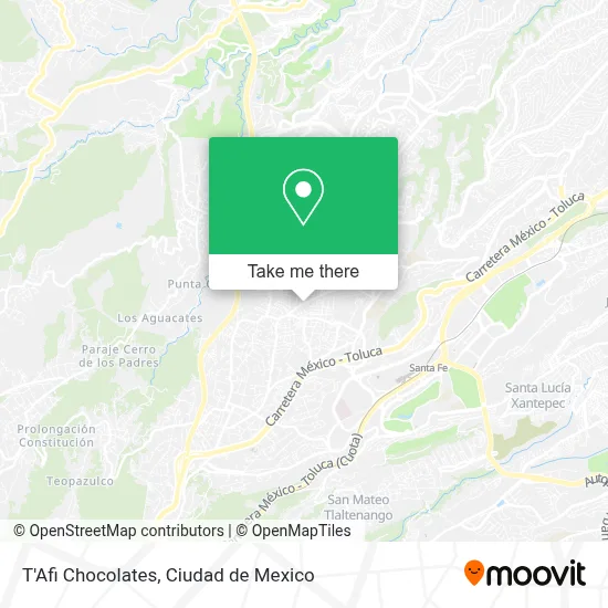 T'Afi Chocolates map