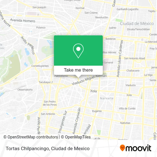 Tortas Chilpancingo map