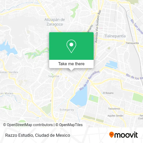 Razzo Estudio map