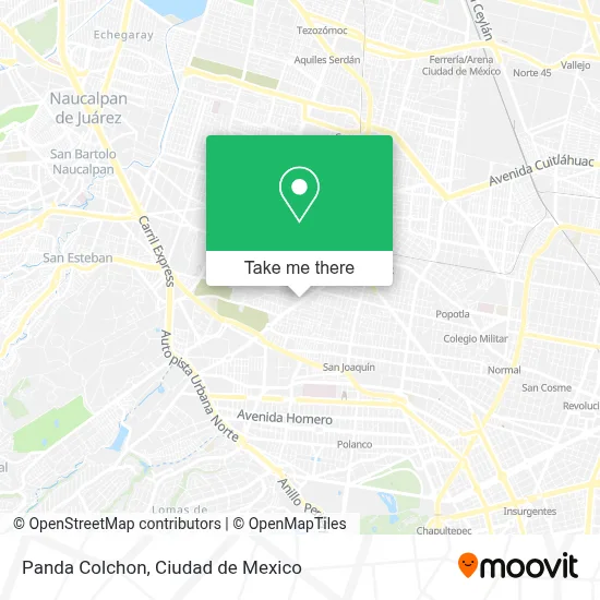Panda Colchon map