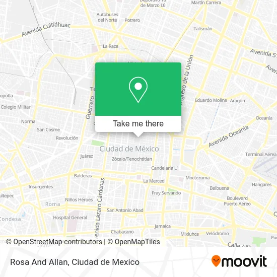 Rosa And Allan map