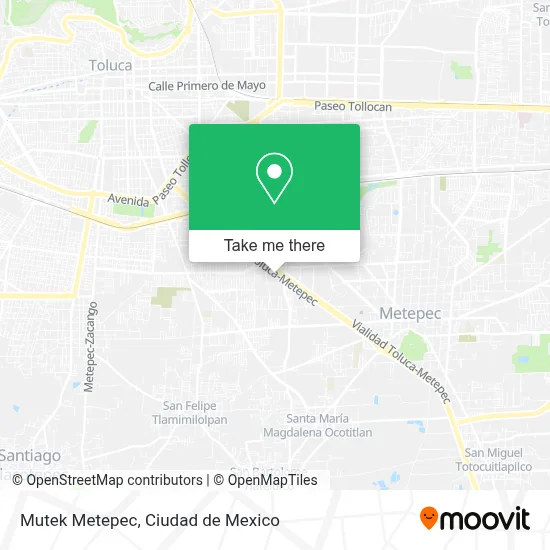 Mutek Metepec map