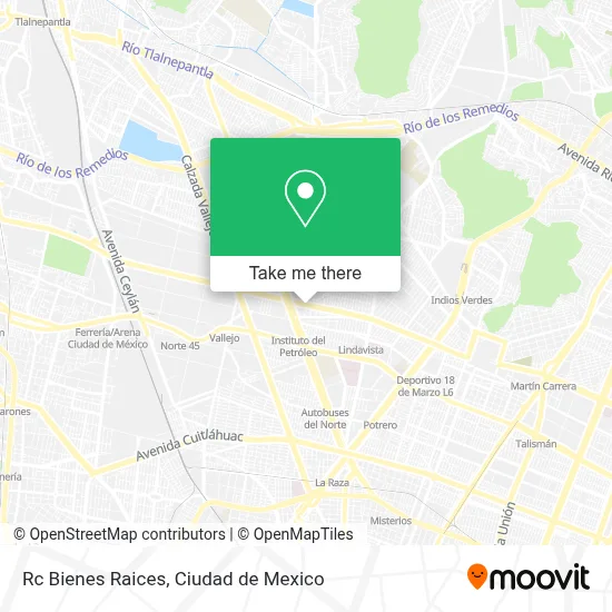 Rc Bienes Raices map