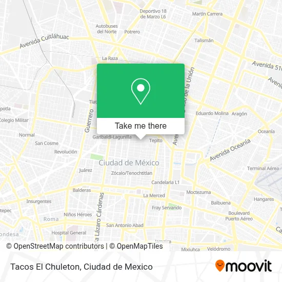 Tacos El Chuleton map