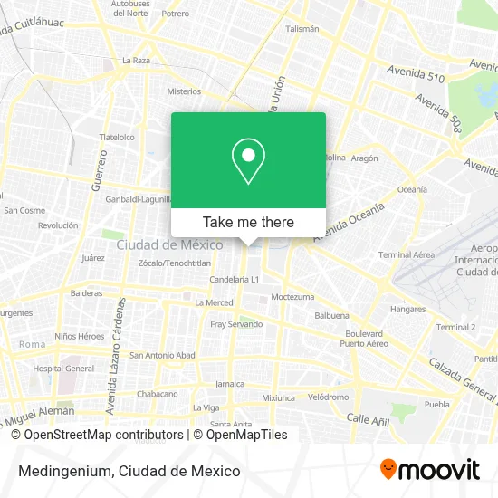 Medingenium map