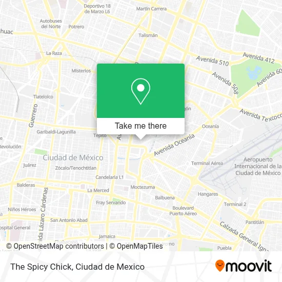 The Spicy Chick map