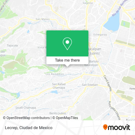 Lecrep map
